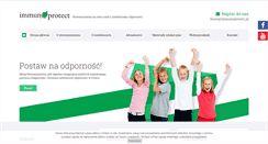 Desktop Screenshot of immunoprotect.pl